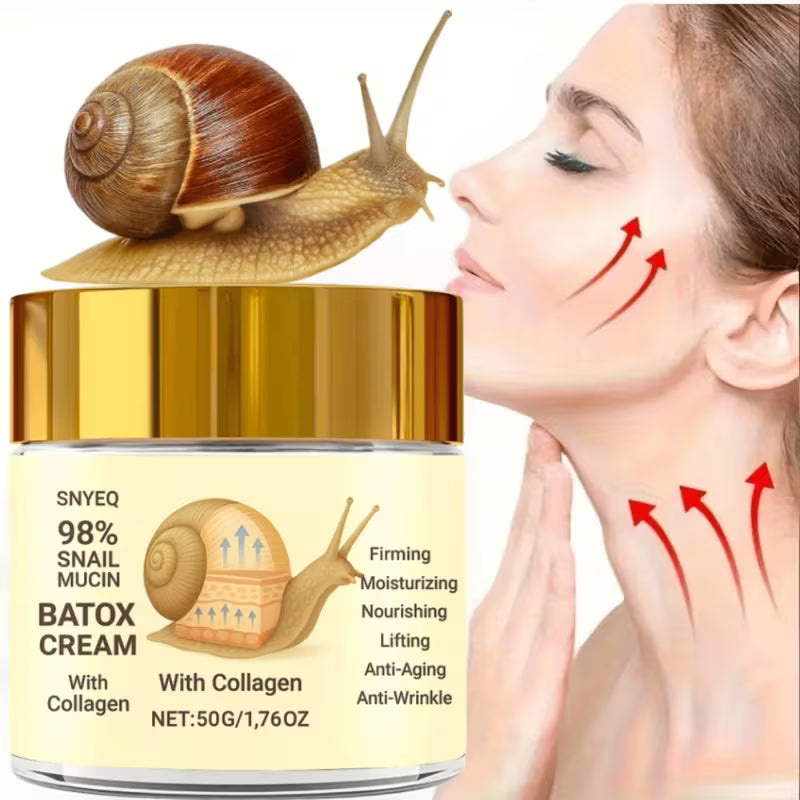 SNYEQ 98% Snail Mucin Batox Cream with Collagen (50g)